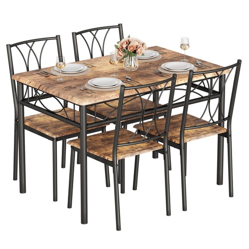 Piece dining table with - 5-piece,