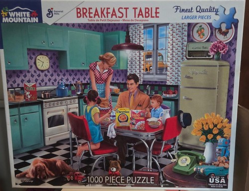 White mountain puzzle - white,