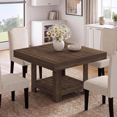 Farmhouse square dining - farmhouse,