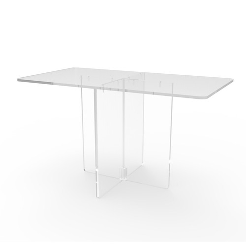 Returned item 42x24x31 - 42x24x31", clear