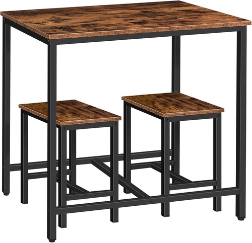 Industrial dining table - 3-pc,