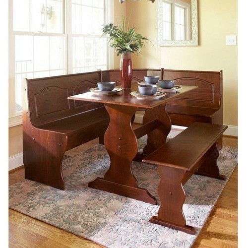 Walnut wooden breakfast - 3, pc