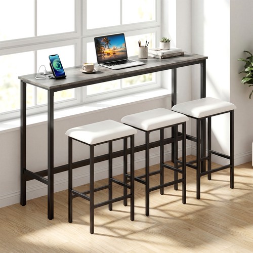 4pcs counter height bar - bar, table